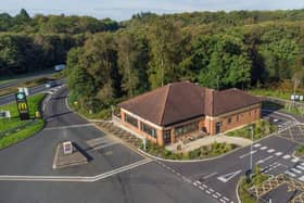 The Starbucks store on the northbound A3 at Liphook, up for sale with Eddisons