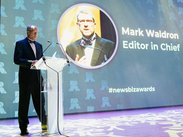 Mark Waldron, editor in chief for National World, opens the proceedings  Picture: Keith Woodland (270321-10)