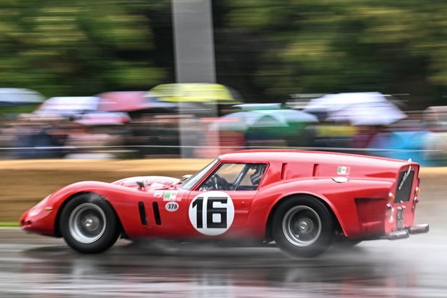 Cars take part in the hill climb at the Goodwood Festival of Speed at Goodwood House in West Sussex. Picture date: Friday June 14, 2023. PA Photo. This year, the event celebrates its 30th anniversary and takes place from June 13-16. 

John Nguyen/PA Wire.