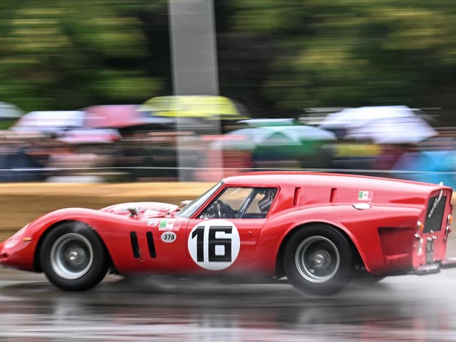 Cars take part in the hill climb at the Goodwood Festival of Speed at Goodwood House in West Sussex. Picture date: Friday June 14, 2023. PA Photo. This year, the event celebrates its 30th anniversary and takes place from June 13-16.
John Nguyen/PA Wire.