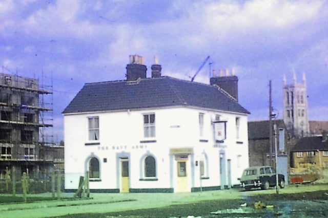 THEN: With new buildings going up all around the Navy Arms in Common Street, Landport, how long could the pub last? Picture: Richard Boryer collection