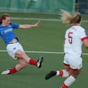 Jade Widdows, left, in action for Portsmouth. Picture by Dave Haines