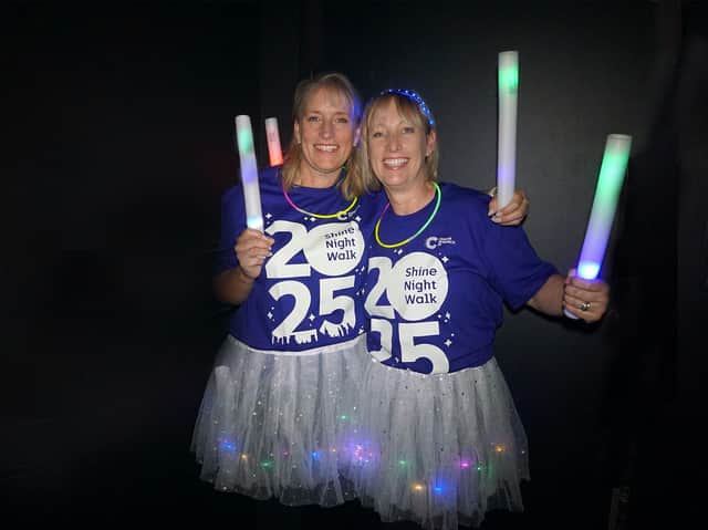 Cancer survivor Lindsey and her researcher sister are urging Portsmouth to help fund new treatment breakthroughs by taking part in the Cancer Research UK Shine Night Walk