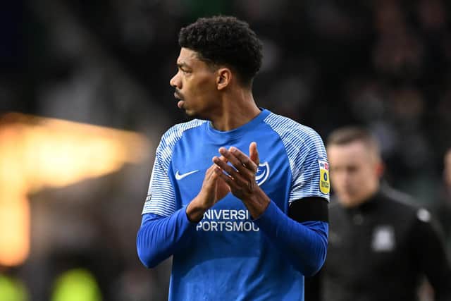 Pompey are ready to listen to offers for Reeco Hackett and Denver Hume. Picture: Graham Hunt/ProSportsImages