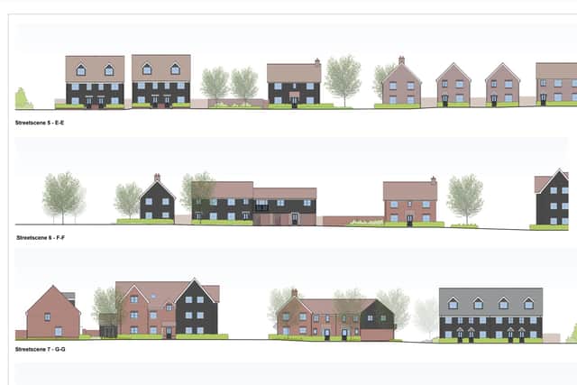Site plans and designs for 85 homes off Brook Lane in Warsash
Picture: Taylor Wimpey