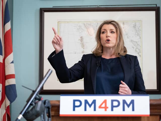 Penny Mordaunt at the launch of her campaign to be Conservative Party leader and Prime Minister, at the Cinnamon Club, in Westminster, London. Picture: Stefan Rousseau/PA Wire