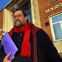 John Molyneux outside Portsmouth Magistrates Court.

PICTURE: MALCOLM WELLS