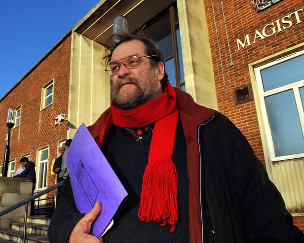 John Molyneux outside Portsmouth Magistrates Court.

PICTURE: MALCOLM WELLS