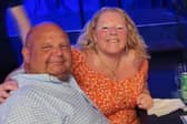 Lisa and Andy on holiday before made the decision to make changes