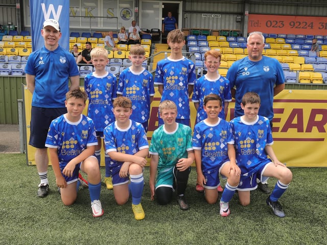 Hedge End Rangers Kestrels U12s at the Havant and Waterlooville Summer Tournament. Picture: Dave Haines
