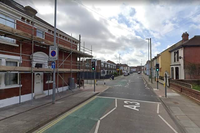The teenagers were robbed at knifepoint at the junction of Stamshaw Road and St Marks Road. Picture: Google Street View.