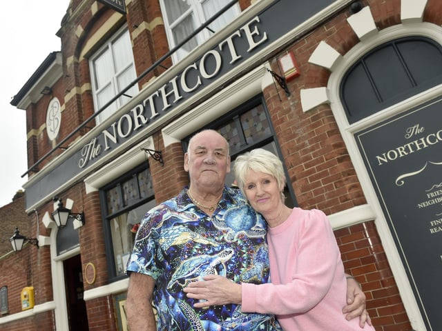 Landlords of The Northcote in Francis Avenue, Southsea, Barry Kewell (75) and wife Lynn (68) have been in the local pub trade 40 years and are thought to be the longest serving landlords in the city and maybe Hampshire.Picture: Sarah Standing (121224-7713)