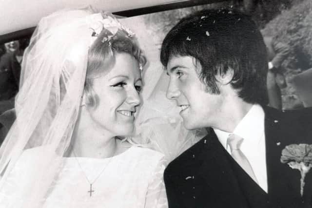 Keith and Ruth Knipe on their wedding day in 1970. Picture: Contributed