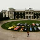 The Duke of Richmond in front of Goodwood House at the first Festival of Speed Press Day in 1993. Picture by James Bareham/Mail on Sunday