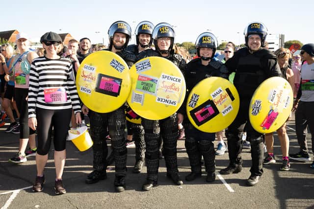Pictured is: The Hampshire police fundraising team.

Picture: Keith Woodland