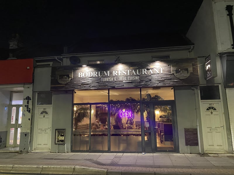Bodrum Restaurant is known for offering Turkish & Greek cuisine.