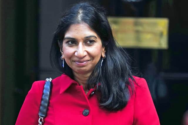 Home Secretary Suella Braverman leaves 10 Downing Street, London, following the first Cabinet meeting with new Prime Minister Liz Truss on Wednesday, September 7 Picture: Victoria Jones/PA Wire