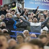 Pompey fans. Picture: Habibur Rahman
