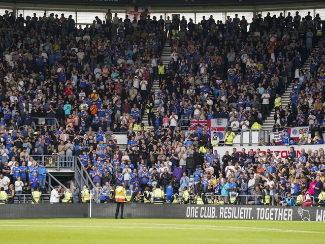 Pompey fans demonstrated their loyalty with another superb showing on the road