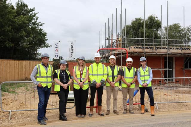 Tristan Samuels (VIVID), Councillor Amy Redsull (Havant Borough Council), Hannah Scanlan (VIVID) Sam Doswell (Doswell), Bradley Jones (Doswell), Ryan Arnell (Doswell), Matthew Turpin (VIVID)