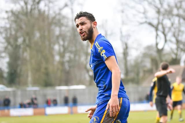 Highly-regarded Ross Burrows is on Pompey's radar, according to King's Lynn chairman Stephen Cleeve. Picture: Ian Burt