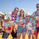 The Davies family from Portsmouth enjoying The Southsea Thai Food and Craft Festival.  Photos by Alex Shute