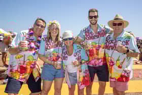 The Davies family from Portsmouth enjoying The Southsea Thai Food and Craft Festival.  Photos by Alex Shute