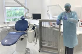 New dental practice, Ultra Violet Dental Solutions, open in Waterlooville on 28 July 2020.

Pictured: Orthodontist, Skjalg Johnsen in the Dental studio.
