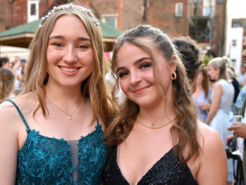 Portsmouth High School GDST has celebrated its prom and it was an evening full of dancing and smiles. 
Pictured: Hannah Morrell, Maisie McKerracher