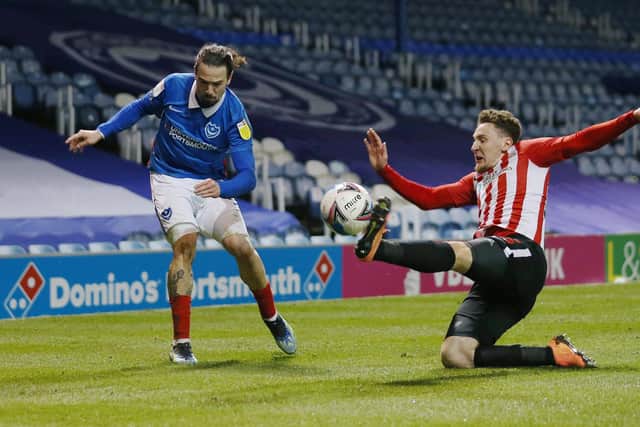 Gaffer for a Day Ben Bishop named Ryan Williams as his Pompey man of the match against Sunderland. Picture: Joe Pepler