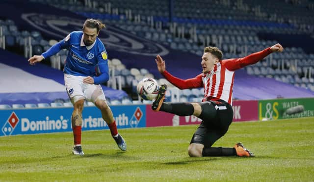 Gaffer for a Day Ben Bishop named Ryan Williams as his Pompey man of the match against Sunderland. Picture: Joe Pepler