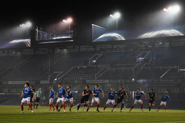 Pompey could see Saturday kick-offs moved to earlier in the day to save money amid the energy crisis   Picture: Mike Hewitt/Getty Images
