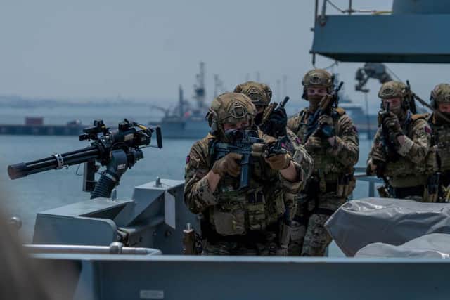 HMS Trent is deploying to the Gulf of Guinea with Royal Marines from 42 Commando