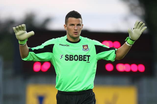 Stephen Henderson made just two appearances for West Ham during a disappointing spell following his switch from Pompey. Picture: David Rogers/Getty Images