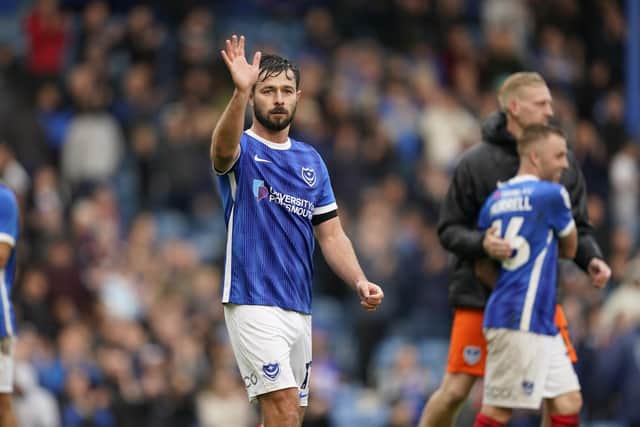 Joe Rafferty is a surprise change for Pompey for the trip to Cambridge United. Picture: Jason Brown/ProSportsImages