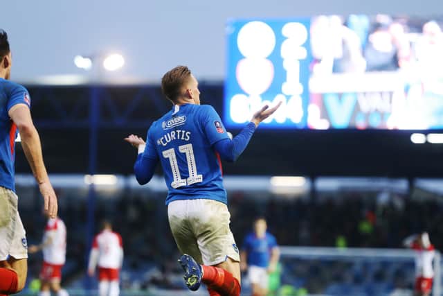 Ronan Curtis remains a key performer for Pompey. Picture: Joe Pepler