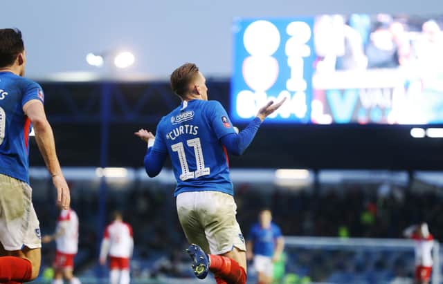 Ronan Curtis remains a key performer for Pompey. Picture: Joe Pepler