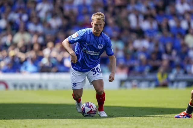 Matt Richie has been restored to Pompey’s starting XI for the trip to Hull. Picture: Jason Browm/ProSportsImages