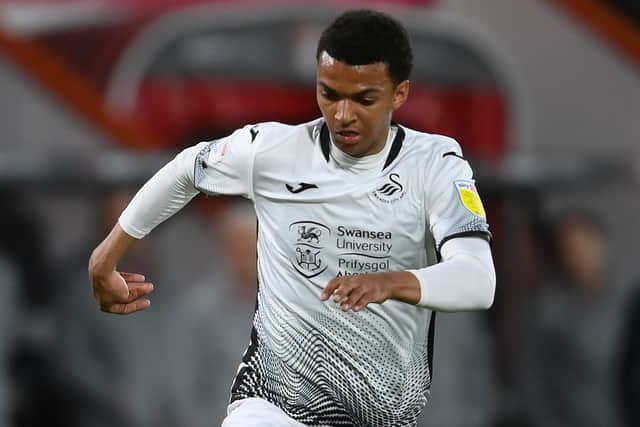 Swansea youngster Morgan Whittaker is among those youngsters currently being linked with a move to Pompey this summer. Picture: Mike Hewitt/Getty Images