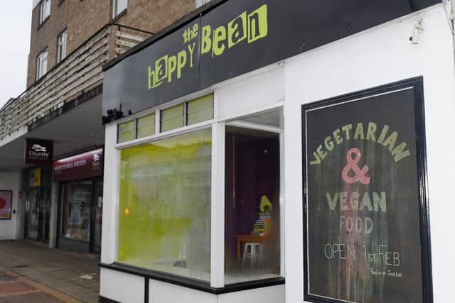 The Happy Bean vegan takeaway in Stoke Road, Gosport, which opened on Monday, February 1, 2021.Picture: Sarah Standing (080221-2507)
