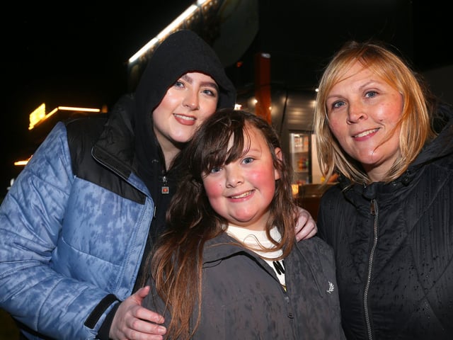 From left, Holly Milner, Zymera Cowlishaw, 10, and Nicola Cowlishaw.
Picture: Chris Moorhouse (jpns 011123-32)