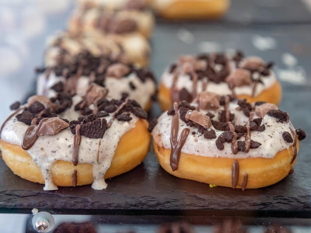 Cake 'o' Nuts in Cosham High Street opened to huge fanfare, with customers queuing out the door on opening day to taste their delicious doughnuts.