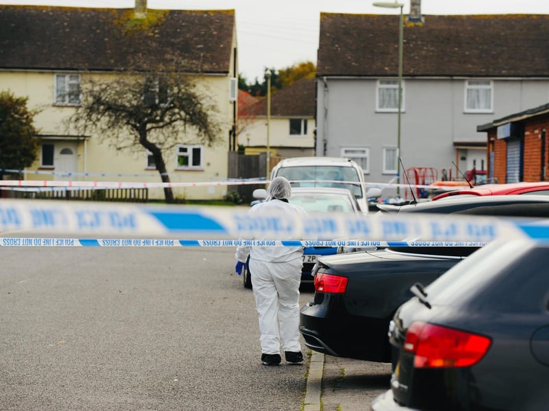 Gosport police incident - Police officers close Nobes Avenue in Gosport due to emergency incident.