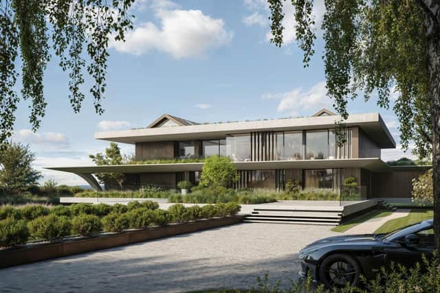 An artist's impression of the new house at Seascape, between Monks Hill Car Park and Crofton Avenue in Fareham.