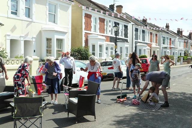 Residents of Chelsea Road arranged a VE Day street party on Saturday, May 3, 2025.
