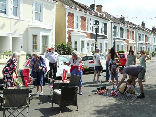 Residents of Chelsea Road arranged a VE Day street party on Saturday, May 3, 2025.