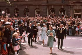 Silver Jubilee 1977 Portsmouth: The Queen on her walkabout in Commercial Road. Picture: The News Portsmouth.