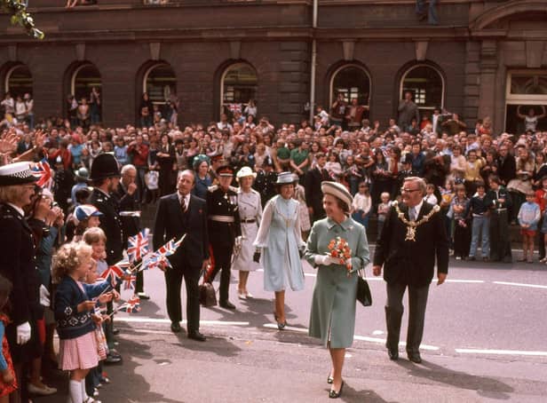 Silver Jubilee 1977 Portsmouth: The Queen on her walkabout in Commercial Road. Picture: The News Portsmouth.