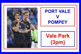 Pompey travel to Port Vale today in League One