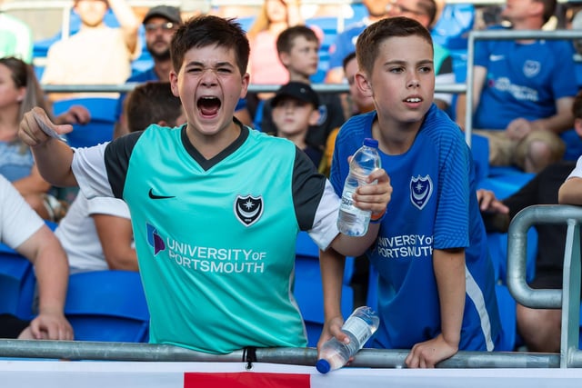 1,114 Pompey fans travelled to Cardiff in the Carabao Cup back in August.